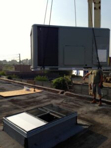 Roof top unit installation