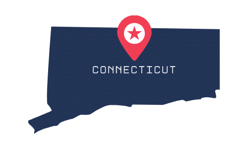 connecticut state outline