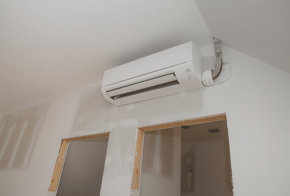 Ductless Air Conditioner in New Construction Project